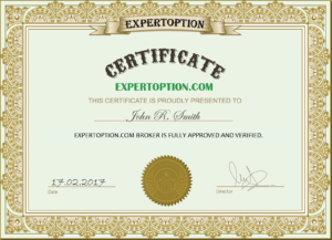 ExpertOption.com scam test passed