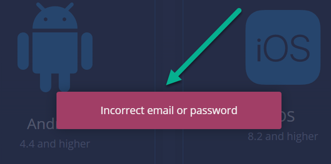 expertoption गलत ईमेल पासवर्ड