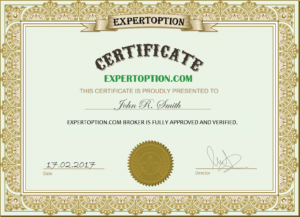 ExpertOption.com घोटाला परीक्षण पास हुआ