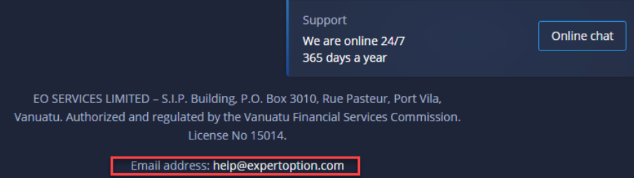 expertoption how close block account