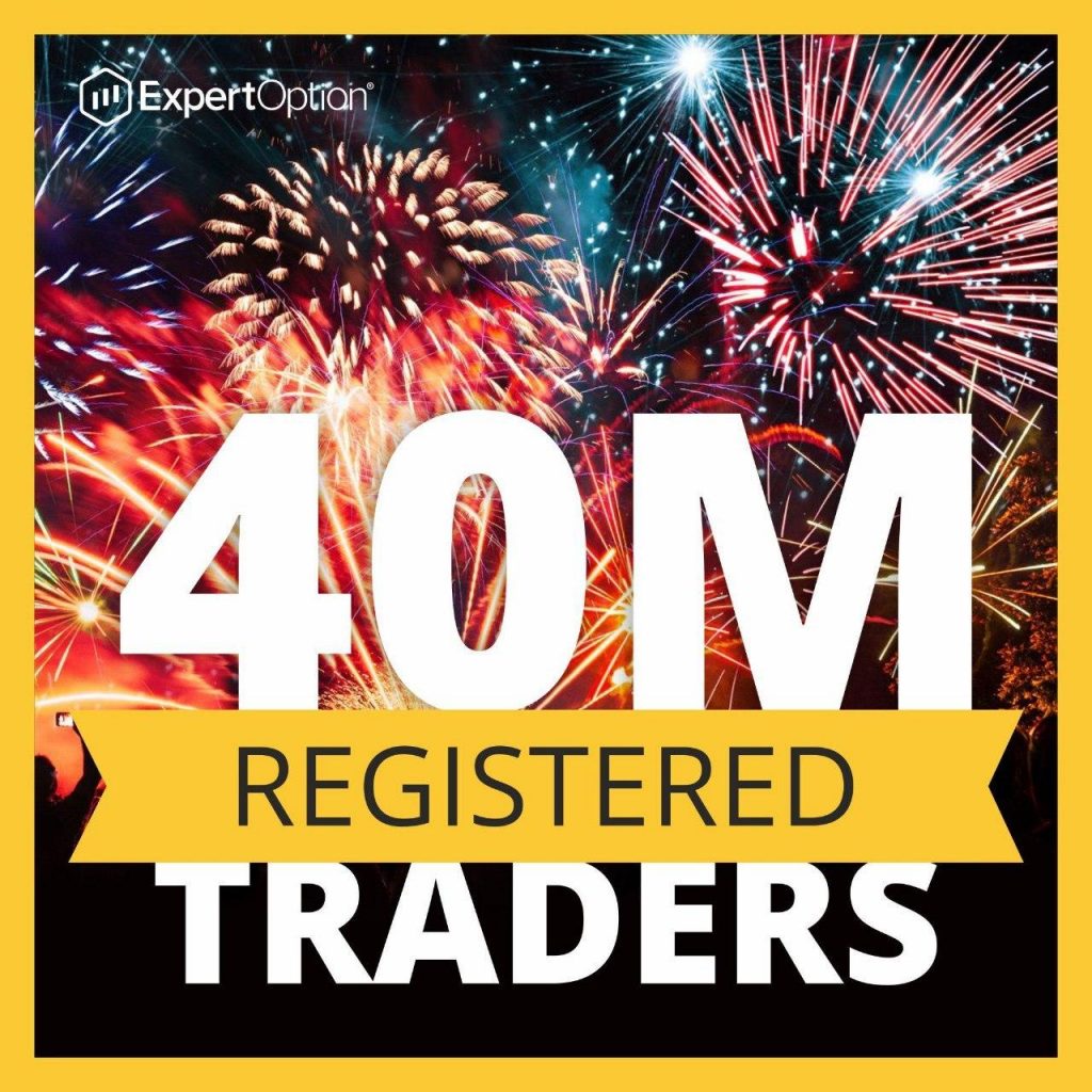 40000000 traders are registered on ExpertOption